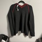 Lululemon Reversible Cardigan Sweater Maroon Charcoal Photo 10