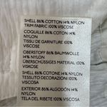 Anthropologie Maeve Beach Parachute Bomber Jacket White XL Scrunch Tie Zip Front Photo 12