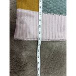 Love Shack Fancy Allan Appliquéd Patchwork Knitted Turtleneck Sweater Small Pink Photo 6