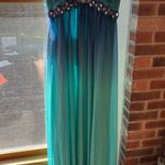 Cachet Ombré Glitter Dress Blue Size 2 Photo 0