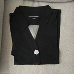 Soft Surroundings NEW NWT  black cotton button down dress Photo 8