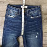 Vervet Flying Monkey Dark Blue Distressed Skinny Jeans Photo 4