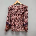 Cleobella  Samara Bishop Sleeve Printed Cotton Blouse M Photo 8
