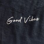 Primark Good Vibes Baby Tee Soft Stretch Sustainable Cotton Streetwear Oversized Photo 2