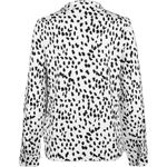 Cupshe Black White Spotted Blazer Long Sleeve Button Up Blouse Women's Size XS Photo 2