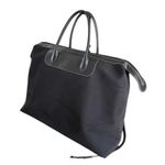 Etienne Aigner Black Travel Bag. Double Handles. Long Strap. Nylon & Vegan Leather Photo 3