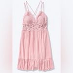 PINK - Victoria's Secret Victoria Secret Pink Blush Crochet Lace Dress Photo 1
