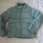 American Eagle Vintage AE77 Down Soft Shell Snowboard Puffer Jacket Coat Photo 0