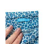 J. McLaughlin Women Teal Blue Leopard Print Straight Leg Pants Size 2 Photo 1