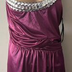 Ruby Rox Womens Purple  Maxi One Shoulder No Sleeves Evening Gown Photo 1