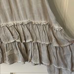 Entro Gray Ruffled Sleeveless Tank Top Photo 3