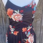 New YATHON Summer Dress Size Small Beach Sundresses Vintage Ruched Bust A Line Black Photo 8
