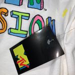 MTV Brand MTV womens boyfriend tee ivory size XL Photo 3