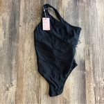 Quince Black Italian One Shoulder One Photo 2