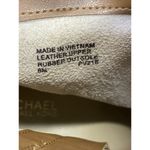 Michael Kors Kieran Women's 8 M Brown Suede Cuban Heel Side Zip Ankle Boots Photo 6