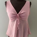 Jams World Voile Babydoll Tank Top Size S Pink Lightweight Fairy Beach Sheer Photo 0