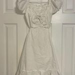 ASTR  The Label Verana Cut Out Puff Sleeve Dress White Photo 0