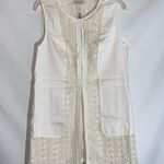 Chico's Chico’s White Lace Vest Size Medium Photo 0