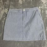 Ralph Lauren Vintage Sport Seersucker Skirt Size 6 Preppy Tennis Golf Beach Y2K Photo 0