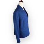 Talbots Women’s Oversized Blue Wool Blazer Size 14 Photo 5