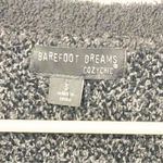 Barefoot Dreams  Cozychic Small Sweater Black Gray Seaside Crew-Neck Photo 2