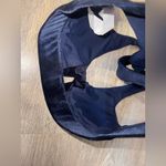 Fabletics NEW Oasis Twist VELOUR Royal Blue Sports Bra Small Photo 6