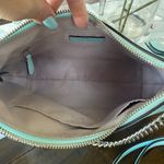 Kate Spade zippy pebbled leather shoulder bag & bifold wallet Perfect Pool blue Photo 7