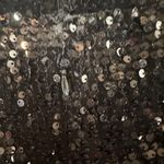 Eliza J  Black Sequin One Piece Zipper Back Pants Jumpsuit W/ Pockets Women Sz 4 Photo 10