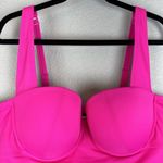 Torrid Mesh Lattice Sides Underwire Sliming One Piece Swimsuit Size 4X Hot Pink Photo 1