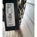 NWT NYCO Gabrielle Union Leopard Print Strapless Dress Black / Beige XL Photo 5