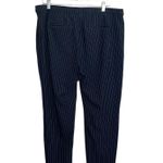 Liverpool Tyler Black & White Pinstripes High Rise Straight Leg Pants Photo 6