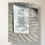 Elie Tahari New  M Beige Ribbed knit V Neck Puff Sleeve Pullover Sweater Holiday Photo 6