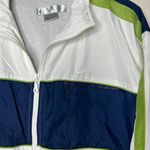 Nike Vintage  white green and navy windbreaker jacket y2k 2000s large Photo 4