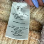 Greylin Anthropologie Orange Purple Flared Sleeve Striped Mock Neck Sweater sz M Photo 4