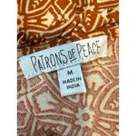 Patrons of Peace  Women's M Brown Geometric Print Mini Dress Spaghetti Straps Photo 4