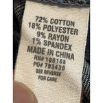 RSQ Denim Shorts juniors Size 16 Blue White Striped Malibu Mid Rise Jean Shorts Photo 4