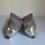 Blowfish Malibu Silver Metallic Loafers • Studded • Pointed Toe • Size 8 Photo 9