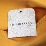 Free People Womens Small One Shoulder Puff Sleeve Bodysuit Sunset Gold Summer Photo 5