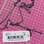 Givenchy $69 Blue Crystal Diamond paved silver Y-drop necklace 07N00139 NWT Photo 4