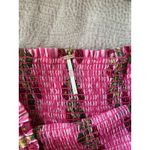 Free People  Alejandra Midi Dress in Hot Pink Combo Size Small Photo 9