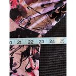 Avenue  Floral Watercolor Blouse Scoop Sz 18/20 Purple/Blk Size M‎ 3/4 Rouched Sl Photo 6