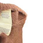 Anthropologie Moth Polo Sweater Short Sleeve Chenille Brown Tan Size XS Photo 10