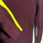 ZARA BURGUNDY SWEATER WITH ZEON STRIPE SLEEVE SIZE S Photo 6