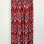 Sandra Darren  Women's Chevron Lined Sleeveless Maxi Dress Black & Pink Size 6 Photo 0