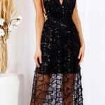 Block Trend Black Shimmer Formal/Maxi Dress Photo 0