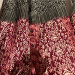 Laura Scott Cute crinkle ruffle bell sleeve ultimate Y2K button front blouse maximalist Photo 6