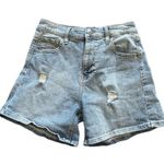 RSQ  JEANS SUPER HIGH RISE MOM JEAN SHORTS SIZE 24 GUC #6355 Photo 0