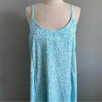 Peach‎ Maxi Dress Size Medium Pockets Spaghetti Strap Tassels Green Photo 1