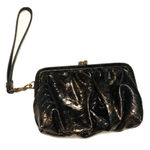 Vera Wang 🆕  snakeskin bronze wristlet clutch Photo 0