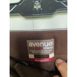 Avenue  Womens Pants Size 18‎ Comfort Waist Signature Chino Chinos Brown NEW Photo 5